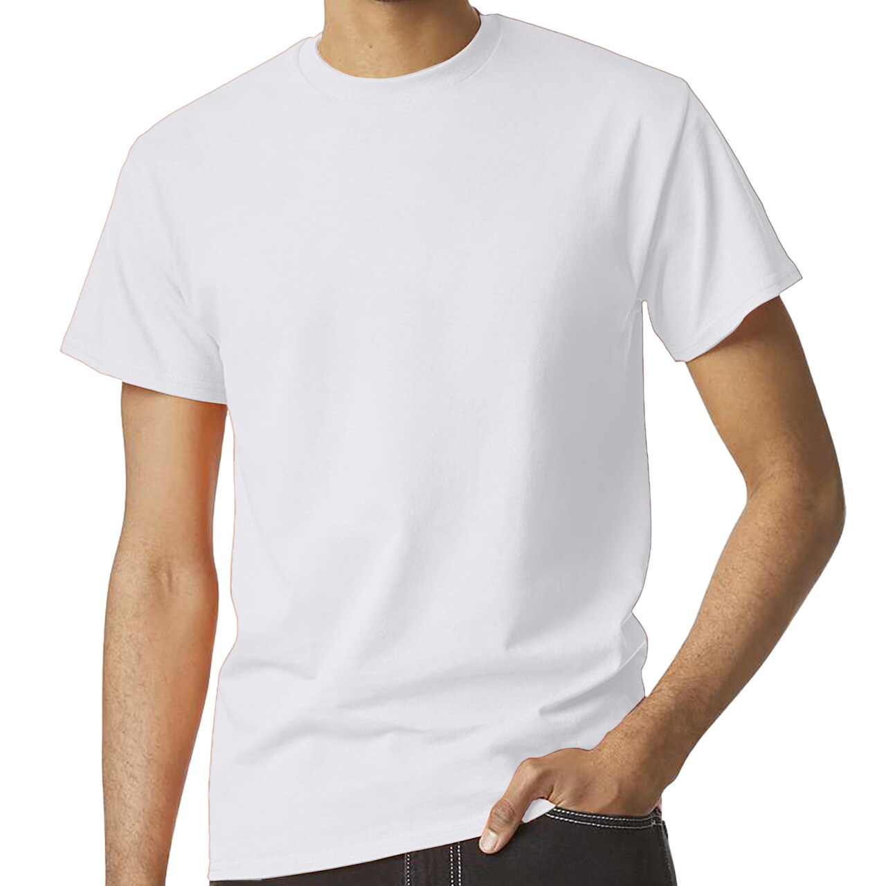 Gildan Heavy Cotton Arts & Crafts T-Shirt for Adult's, Crewneck Casual Multicolor Tee